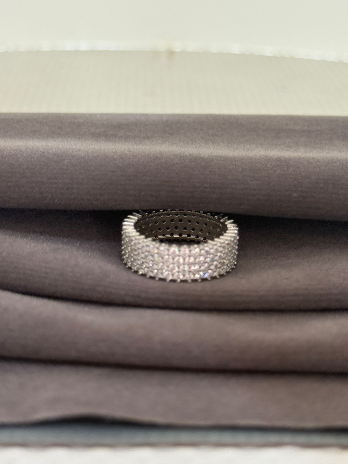 Premium 92.5 Silver Wedding-Eternity Ring